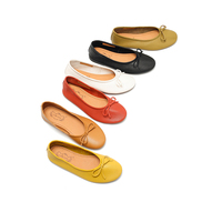 Mocassins pour femmes faits à la main, légers, respirants, tendance, avec semelle souple et nœuds colorés pour l'été et le printemps