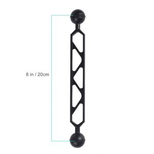 Barre d'extension à double rotule CNC en aluminium sur mesure pour système de bras usiné, pour éclairages stroboscopiques/vidéo et caméras de plongée - Product Image 4