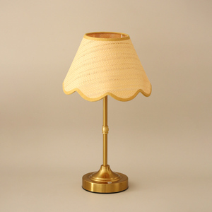 Lampada da Tavolo LED Senza Fili <span class=keywords><strong>in</strong></span> <span class=keywords><strong>Rattan</strong></span> Naturale Intrecciato, Batteria 5200mAh, Paralume <span class=keywords><strong>in</strong></span> <span class=keywords><strong>Rattan</strong></span> a Conchiglia per Decorazioni Matrimoniali e Domestiche - Product Image 5