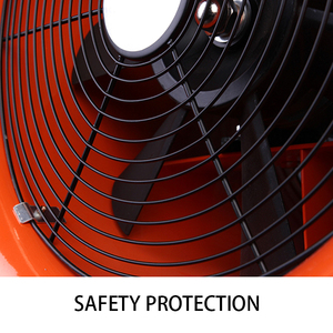 Gran flujo portátil 220V ventilador axial ventilación ventilador de succión industrial - Product Image 4