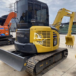 Komatsu PC55MR Used Excavator 5.5-ton Mini Crawler Digger 28kw Power For Building Original <b>Paint</b> CE EPA Certification pc40 pc56 - Product Image 4