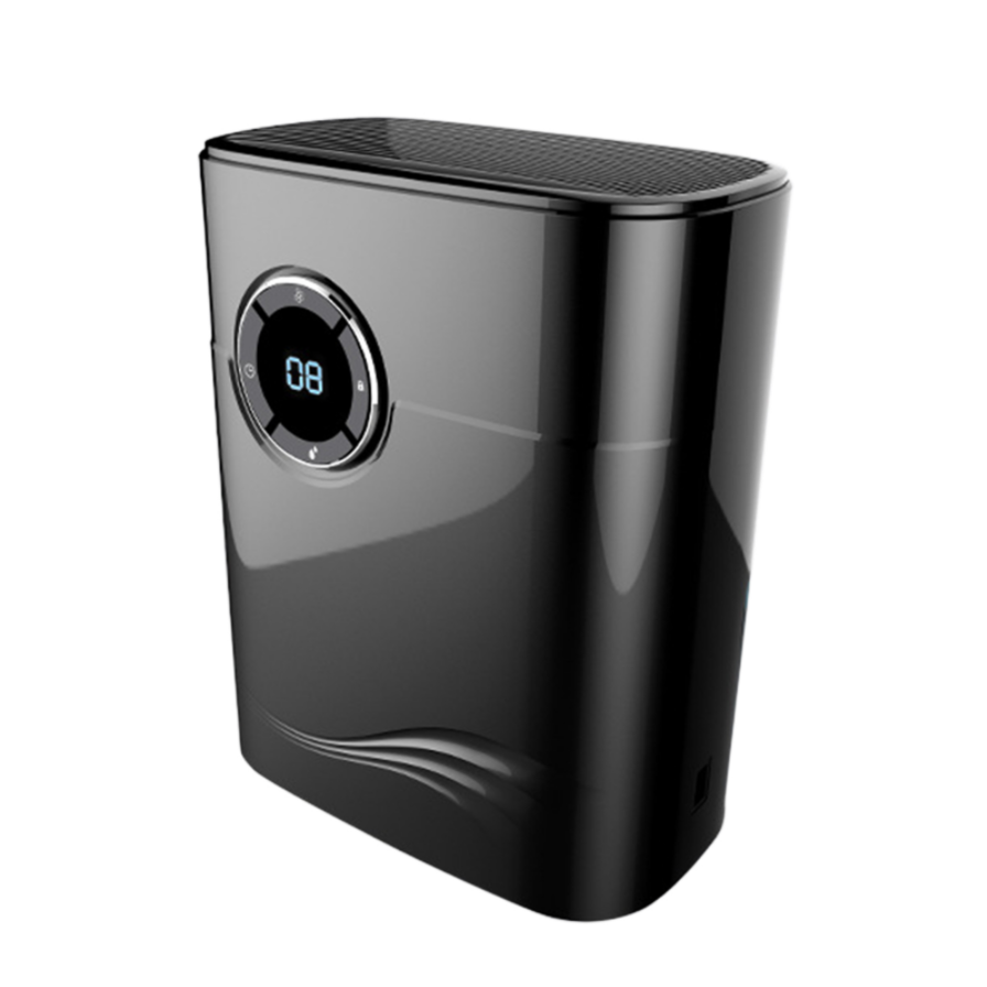 Домашний осушитель воздуха с отрицательными ионами, энергосберегающий осушитель воздуха, низкий уровень шума, резервуар для воды 1200 мл, автоматическое отключение, впитывание влаги