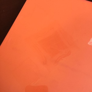 Cubierta de PVC para encuadernación A4 150mic, película sólida naranja para cubiertas de libros - Product Image 1