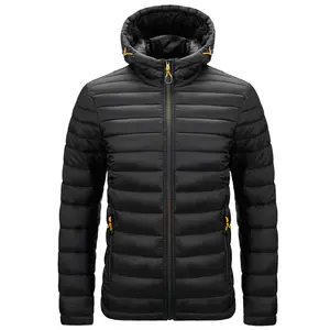New Fashion Custom Clothing Direct Manufacture Price Urban Men Puffy Padded Coats Jacket HS016