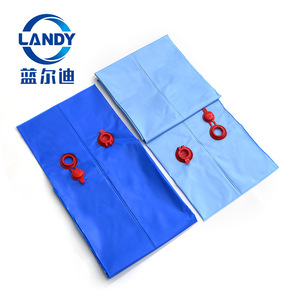 Cubierta para Piscina Landy, Bolsa de Agua de PVC con Doble Fila y Borde en Forma de L, Película Aislante para Invierno - Product Image 2