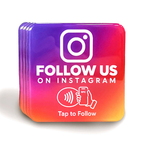 Autocollants NFC en époxy pour TikTok, Instagram, Google, cartes de commentaires Google avec support adhésif - Product Image 5