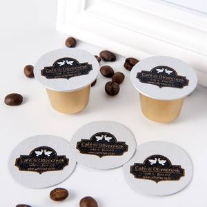 Kapsul Kopi Kosong Aluminium Foil Sekali Pakai Lucky <span class=keywords><strong>Time</strong></span> dengan Tutup, Kompatibel dan Dapat Disesuaikan - Product Image 4