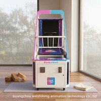 Machine de tir au basket-ball de rue pour enfants à usage commercial, à monnayeur, avec accepteur de billets, pour les 6 ans et plus, divertissement d'arcade