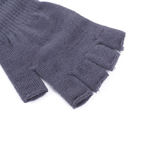 قفازات طويلة سوداء بدون أصابع للرجال والنساء قفاز دافئ في الهواء الطلق ملحقات ركوب الدراجات قفازات عمل مرنة - Product Image 5