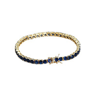 Collier chaîne tennis en zircon vert entièrement serti de diamants, luxe léger, pour femme, tendance et personnalisé, style hip-hop