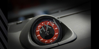 HXHY jam Speedometer GPS mobil jam Panel dasbor mobil konsol Stopwatch untuk Porsche 911 2006-2012 waktu kompas jam elektronik