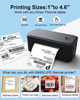 Imprimante Mini Portable Sans Encre Intelligente Sans Fil pour la Maison et le Bureau