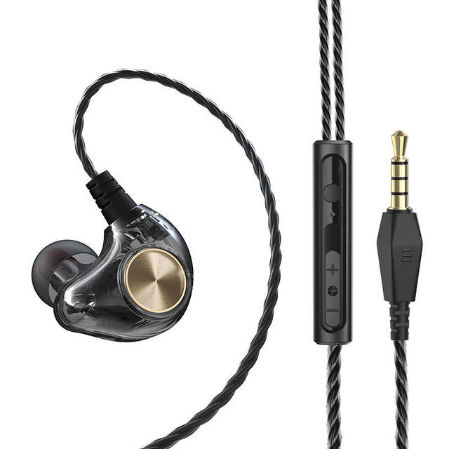K1 Dynamic HiFi Stereo Metal Durable 3.5mm Wired Earbuds In-Ear Noise Cancelling Earphones Headphones for Voice Calls