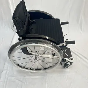 Freizeit Typ aufblasbares Rad Nylon Sitz Aluminium aktiven Sport Rollstuhl