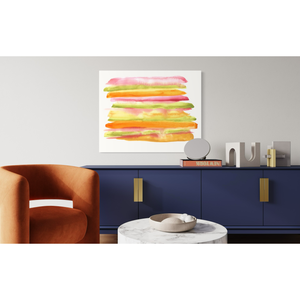 Décoration murale en métal de qualité supérieure, fiable et durable, en orange et vert, pour un accent mural longue durée - Product Image 5