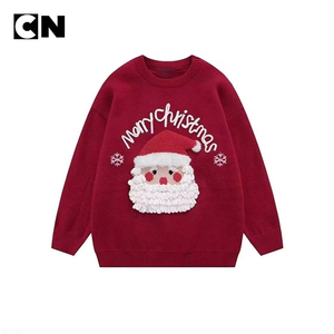 Suéter con Certificación GRS, Fabricante de Suéteres, Venta al por Mayor, Suéter Navideño Informal de Algodón y Poliéster Personalizado para Hombre - Product Image 3