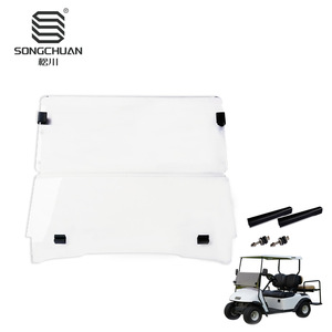 Parabrisas Acrílico Transparente de 4mm para Carrito de Golf EZGO TXT 1994-2013 (Modelo Antiguo) - Product Image 1