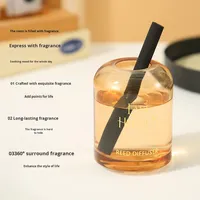 Encens sans feu Zuohe, écologique, sans BPA, en verre, sans alcool, longue durée, pour hôtel, maison, intérieur, aromathérapie, chambre à coucher, haut de gamme