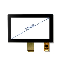 Écran tactile LCD 7 pouces 800x480, écran tactile capacitif, écran LCD 7 pouces avec tableau intelligent
