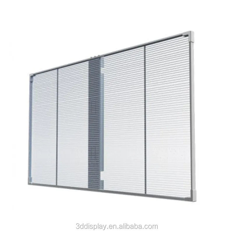 Window LED semi transparent Led wall TV panel for retail window display shop