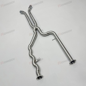 70mm Stainless Steel Dual Midpipe M2 G87 Equal Length Exhaust Mid Pipe System for BMW S58 3.0T - Product Image 4