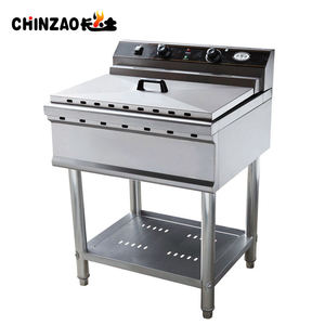 Friteuses électriques commerciales à pose libre de grande capacité 52L friteuse électrique en acier inoxydable - Product Image 2