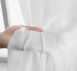 Cortinas de Tul Floral de Lino Translúcidas Verdes con Bordado de Diseño Moderno y Tamaño Personalizado para Claraboya, Dormitorio, Marca YY - Product Image 3