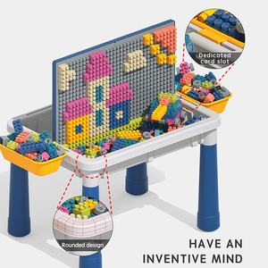 Bloques de construcción de mesa multifuncional para bebés y niños, bloques a juego, Educación Temprana, juguetes educativos creativos - Product Image 4