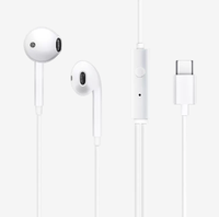 Écouteurs professionnels vivo XE160 originaux de haute qualité, intra-auriculaires à tête ronde, compatibles Type-C, fabriqués en Chine