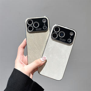 Nouveau Style verre grande fenêtre coque de téléphone pour apple 17 <span class=keywords><strong>Pro</strong></span> Max étui magnétique givré pour apple 16 <span class=keywords><strong>Pro</strong></span> Demin motif - Product Image 2