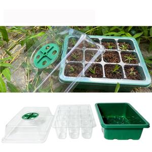 POTS de <span class=keywords><strong>semis</strong></span> en <span class=keywords><strong>plastique</strong></span> à 12 trous, ensembles de trois pièces de plateaux de <span class=keywords><strong>semis</strong></span>, boîtes de <span class=keywords><strong>semis</strong></span> de <span class=keywords><strong>semis</strong></span> succulentes, plateaux de <span class=keywords><strong>semis</strong></span> isolés - Product Image 5