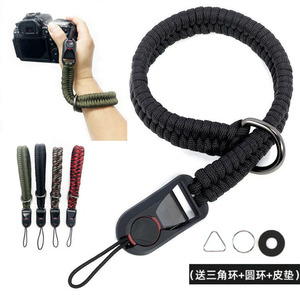 สายรัดข้อมือพาราคอร์ด 2.5 ซม. สไตล์มืออาชีพสำหรับกล้อง DSLR มิเรอร์เลส ป้องกันการสูญหาย - Product Image 4