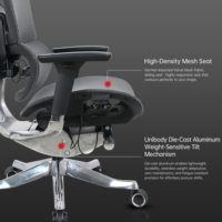 Foshan Aoda Mobilier de bureau Chaise de bureau ergonomique avec chaise de directeur certifiée BSCI Silla Ergonomica Cadeira Escritorio