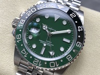 Montre pour homme de luxe ARF factory GMT DD3285 40 mm, mouvement mécanique haut de gamme, acier inoxydable, cristal noir vert, 12,5 mm
