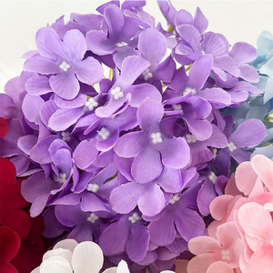 Panduan Rangkaian Bunga Buket Pernikahan, Bunga Batang Tunggal, Hydrangea Besar, Hydrangea Buatan Tiruan, Rangkaian Dekoratif - Product Image 4