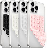 Support de téléphone à ventouse double face en silicone, accessoire en silicone pour téléphone et Android, support de téléphone mains libres pour miroir et douche