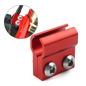 ออฟโรด CR80R/85R/<span class=keywords><strong>125R</strong></span>/250R/500R รถจักรยานยนต์ CNC อลูมิเนียมอัลลอยด์ ตัวยึดสายเบรกหน้า สีอะโนไดซ์ชุบโครเมียม - Product Image 2