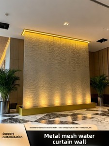 Cortina <span class=keywords><strong>de</strong></span> <span class=keywords><strong>Agua</strong></span> <span class=keywords><strong>de</strong></span> Malla <span class=keywords><strong>de</strong></span> Acero Personalizable, Cascada Decorativa, Velo <span class=keywords><strong>de</strong></span> <span class=keywords><strong>Agua</strong></span> para Patio, <span class=keywords><strong>Pared</strong></span> <span class=keywords><strong>de</strong></span> <span class=keywords><strong>Agua</strong></span> Iluminada, Gran <span class=keywords><strong>Pared</strong></span> Divisoria Interior - Product Image 3