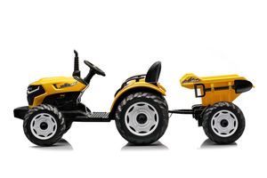 Elektrische vierwieltractor speelgoedauto voor kinderen, plastic loopfiets voor kinderen, op batterijen - Product Image 5