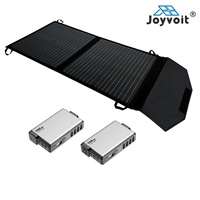 Station d'alimentation solaire MPPT 150W pour extérieur, sortie AC DC USB Type-C, batterie LiFePO4 portable, panneau pliable, onde sinusoïdale pure