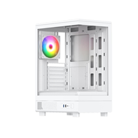 Buena calidad Mid Tower ATX Sea View Gaming case LOGO personalizado PC Case Vidrio templado HD USB3.0 para escritorio