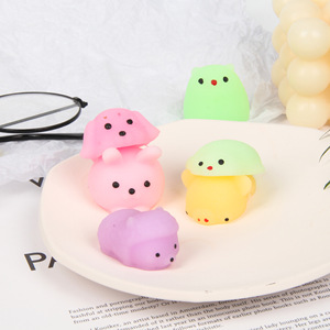 New Design High Quality Stress Relief Mini Cute Kawaii Animal TPR Decompression Stretch <b>Squeez</b> Toys for Kids Boys and Girls - Product Image 6