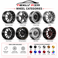 Jantes en alliage 5x120 5x112 5x114.3 15 16 17 18 19 20 pouces noires à rayons multiples pour voitures de sport Icar BYD BMW Audi Honda Toyota GR86