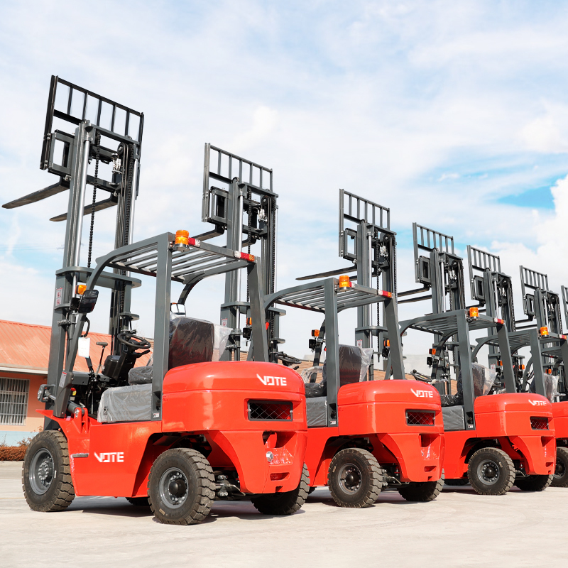 Diesel Forklift Cart Hydraulic Lifting Multi
