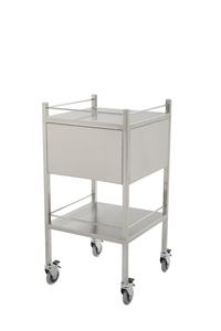 Troli Perban Bedah Rumah Sakit Carenovo Model CVTR033 dari Baja Tahan Karat - Product Image 3