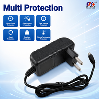 Alimentation murale AC/DC personnalisable CKS, 12V 1A, en matériau ABS/PC, pour éclairage LED et caméra CCTV – Approvisionnement direct usine