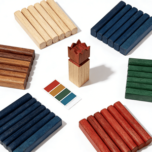 Jeu de lancer Kubb Viking en bois, durable et portable, emballage OEM - Product Image 5