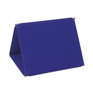 Étui pour plaque d'immatriculation en MDF bleu velours 25x19 pouces, cadre d'affichage pliable - Product Image 1