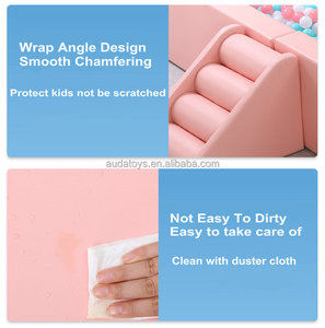 Tùy Chỉnh 6 Chân Trắng Bé Mềm Chơi Bóng <span class=keywords><strong>Pit</strong></span> Với Ngôi Sao Và Trượt Bóng Hồ Bơi Cho Trẻ Em - Product Image 6