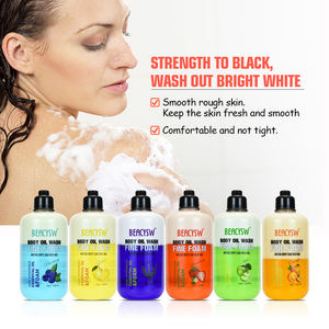 Gel <span class=keywords><strong>douche</strong></span> moussant nourrissant et éclaircissant pour le corps, à base d'huile essentielle, en gros, marque privée, pour rafraîchir la peau - Product Image 4